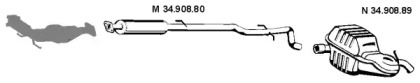 Глушитель EBERSPÄCHER 342045