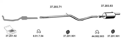 Глушитель EBERSPÄCHER 370003