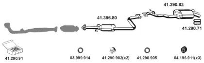 Глушитель EBERSPÄCHER 412009