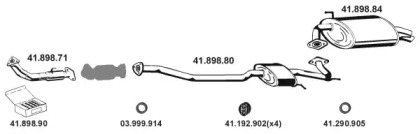 Глушитель EBERSPÄCHER 412010