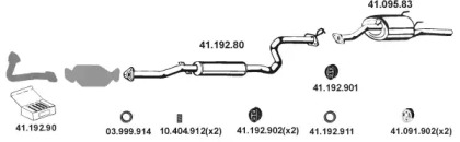 Глушитель EBERSPÄCHER 412039