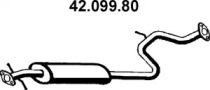 Средний глушитель выхлопных газов EBERSPÄCHER 42.099.80