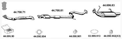 Глушитель EBERSPÄCHER 442055