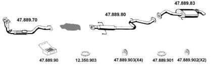 Глушитель EBERSPÄCHER 472030