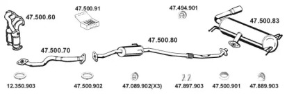 Глушитель EBERSPÄCHER 472049