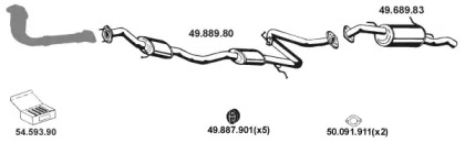 Система выпуска ОГ EBERSPÄCHER 492028