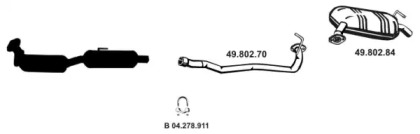 Глушитель EBERSPÄCHER 492080