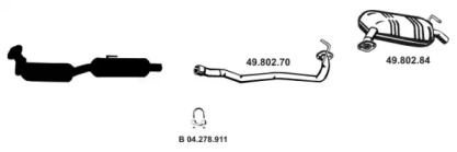 Глушитель EBERSPÄCHER 492091