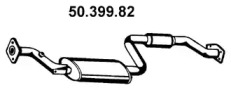 Средний глушитель выхлопных газов EBERSPÄCHER 50.399.82