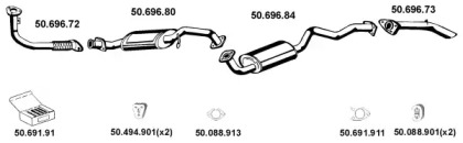 Глушитель EBERSPÄCHER 502054