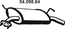 Глушитель выхлопных газов конечный EBERSPÄCHER 54.098.84