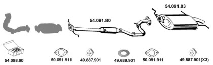 Глушитель EBERSPÄCHER 542003