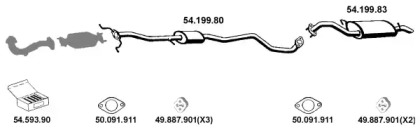 Глушитель EBERSPÄCHER 542006