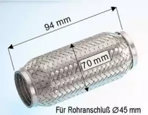 Гофрированная труба, выхлопная система EBERSPÄCHER 99.001.79