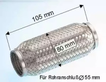 Гофрированная труба, выхлопная система EBERSPÄCHER 99.007.79