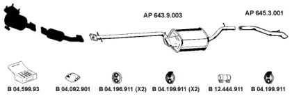 Система выпуска ОГ EBERSPÄCHER AP_2152