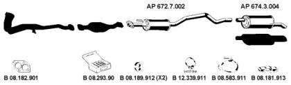 Система выпуска ОГ EBERSPÄCHER AP_2226