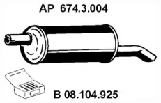 Амортизатор EBERSPÄCHER 674.3.004