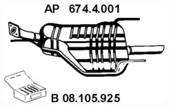 Амортизатор EBERSPÄCHER 674.4.001