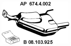 Амортизатор EBERSPÄCHER 674.4.002