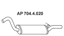 Амортизатор EBERSPÄCHER 704.4.020