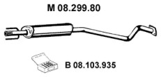 Амортизатор EBERSPÄCHER 08.299.80