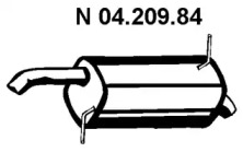 Амортизатор EBERSPÄCHER 04.209.84