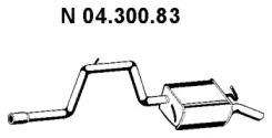 Амортизатор EBERSPÄCHER 04.300.83