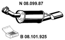 Амортизатор EBERSPÄCHER 08.099.87