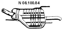 Амортизатор EBERSPÄCHER 08.100.84