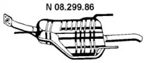 Амортизатор EBERSPÄCHER 08.299.86