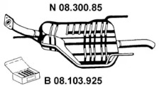 Амортизатор EBERSPÄCHER 08.300.85