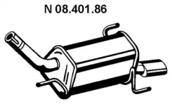 Амортизатор EBERSPÄCHER 08.401.86