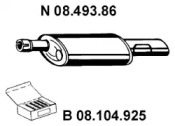 Амортизатор EBERSPÄCHER 08.493.86