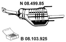 Амортизатор EBERSPÄCHER 08.499.85