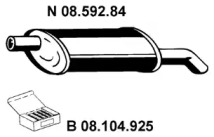 Амортизатор EBERSPÄCHER 08.592.84