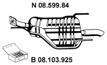 Амортизатор EBERSPÄCHER 08.599.84