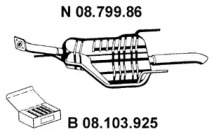 Амортизатор EBERSPÄCHER 08.799.86