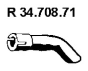 Трубка EBERSPÄCHER 34.708.71