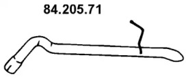 Трубка EBERSPÄCHER 84.205.71