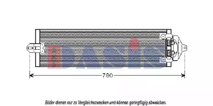 масляный радиатор, двигательное масло AKS DASIS 046002N