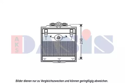 масляный радиатор, двигательное масло AKS DASIS 056037N