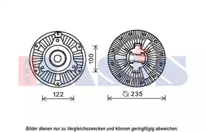 Сцепление, вентилятор радиатора AKS DASIS 138067N