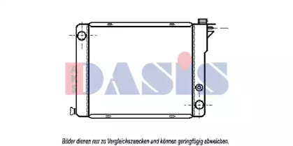 Радиатор, охлаждение двигателя AKS DASIS 160170N