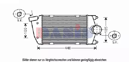 Интеркулер AKS DASIS 177004N