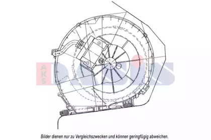 Вентилятор салона AKS DASIS 188063N