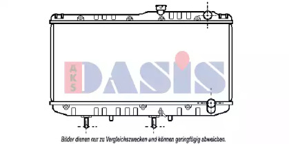 Радиатор, охлаждение двигателя AKS DASIS 211740N