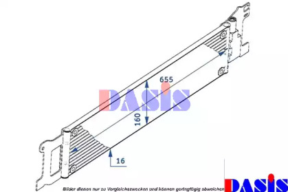 масляный радиатор, двигательное масло AKS DASIS 246000N