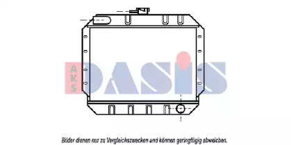 Радиатор, охлаждение двигателя AKS DASIS 250180N