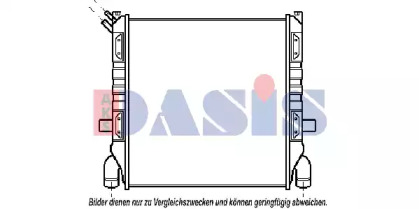 Радиатор, охлаждение двигателя AKS DASIS 270050N